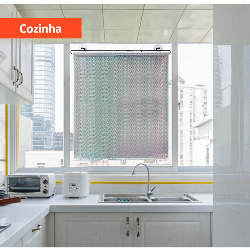 Persiana Removível Multi-uso para Cozinha, Banheiro, Quarto, Carro e mais