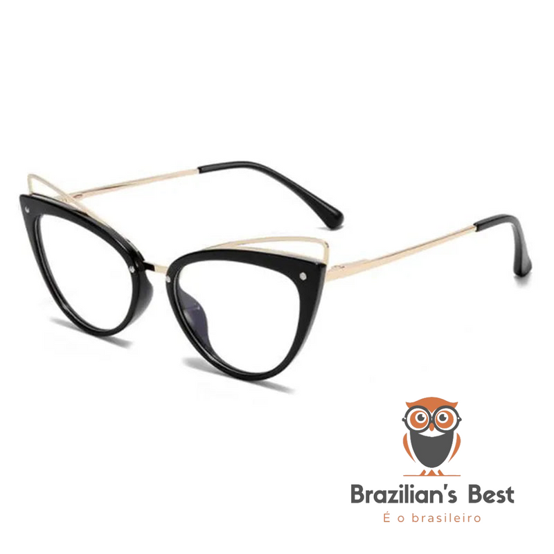 Óculos Metal Butterfly feminino